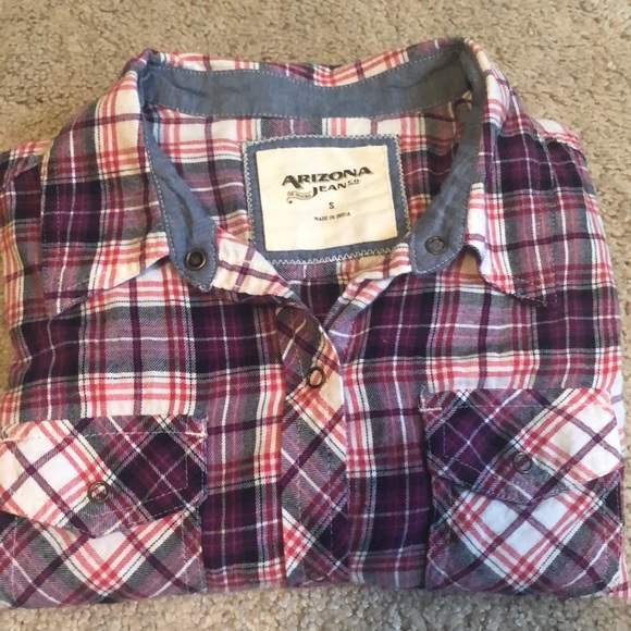 Arizona Size Small Flannel Top - Picture 5 of 5